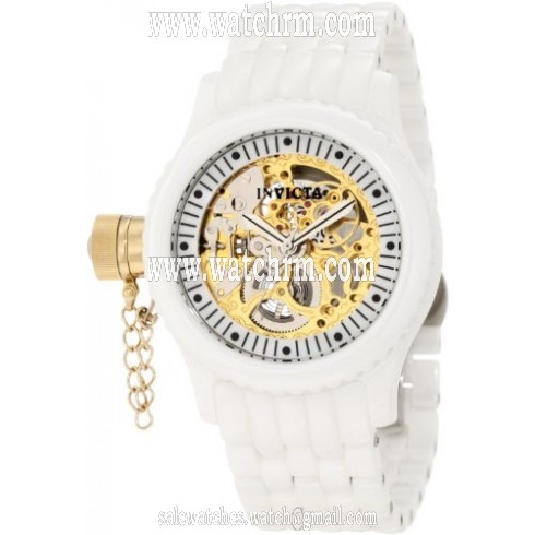 Invicta Russian Diver Lefty Skeleton Ceramic Ladies Watch 1897