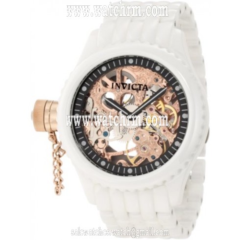 Invicta Russian Diver Lefty Skeleton Ceramic Men's Watch 1925