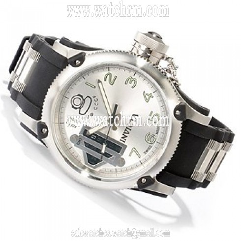 Invicta Russian Diver Quinotaur Silver Dial Men's Watch 0364