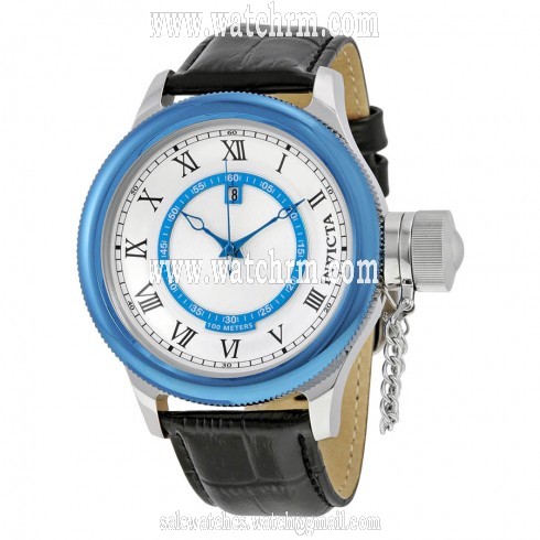 Invicta Russian Diver Silver Dial Gold-tone PVD Men's Watch 14080
