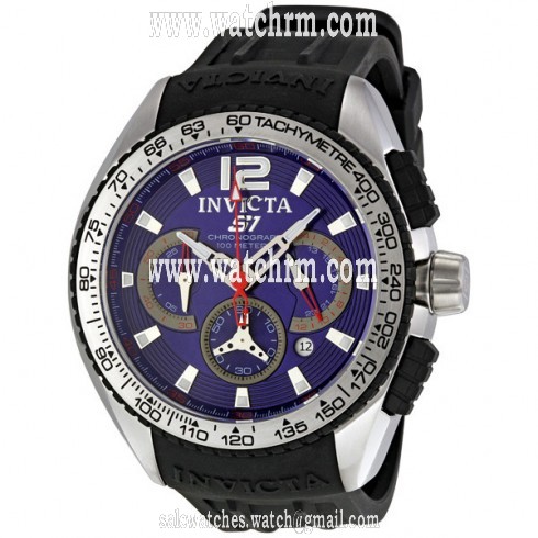 Invicta S1 Racing Chronograph Blue Dial Stainless Steel Men's Watch 1451