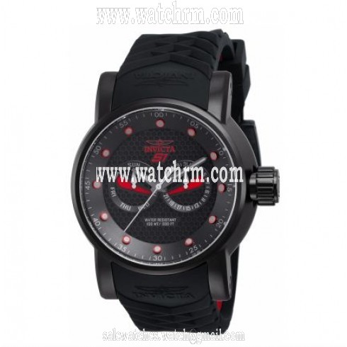 Invicta S1 Rally Black Dial Black Silicone Men's Watch 12787