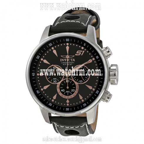 Invicta S1 Rally Chronograph Black Dial Men's Watch 16012