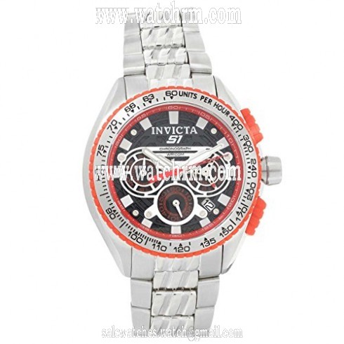 Invicta S1 Rally Chronograph Black Dial Stainlerss Steel Men's Watch 18927