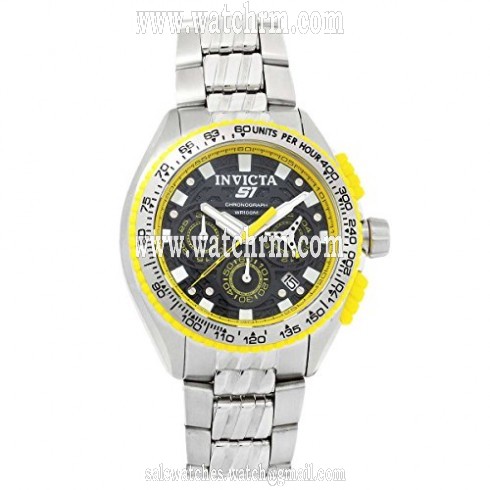Invicta S1 Rally Chronograph Black Dial Stainlerss Steel Men's Watch 18928