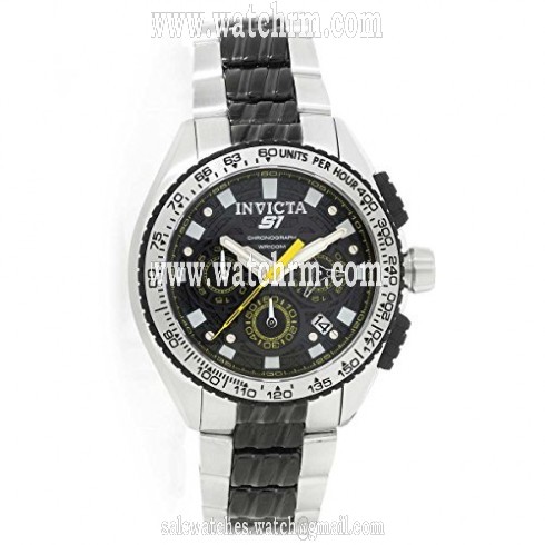 Invicta S1 Rally Chronograph Black Dial Two-tone Men's Watch 18929