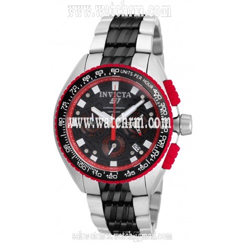Invicta S1 Rally Chronograph Black Dial Two-tone Men's Watch 18930