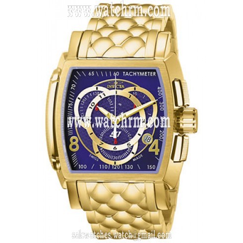 Invicta S1 Rally Chronograph Blue Dial Gold-plated Men's Watch 5780