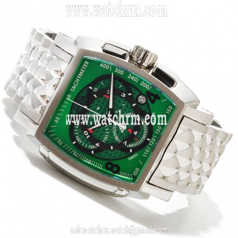 Invicta S1 Rally Chronograph Green Dial Stainless Steel Men's Watch 10560