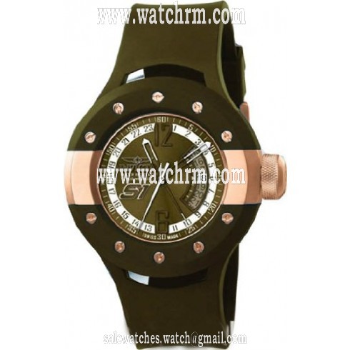 Invicta S1 Rally Olive Green Dial Rubber Men's Watch 11981