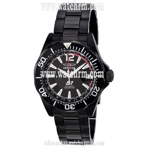 Invicta S1 Rally Slinger Black PVD Steel Automatic Men's Watch 3546