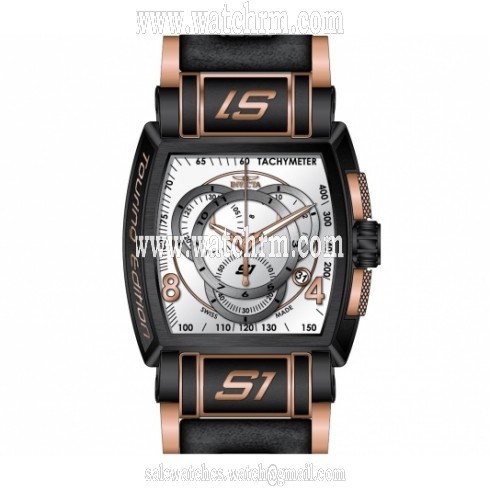 Invicta S1 Rally Touring Edition Chronograph White Dial Rose-tone Men's Watch 12785