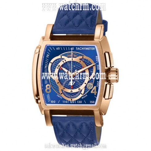 Invicta S1 Touring Edition Chronograph Blue Leather Men's Watch 5661
