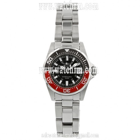 Invicta Sapphire Diver Black Dial Stianless Steel Ladies Watch 7061