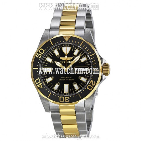 Invicta Sapphire Diver Two Tone Stainless Steel Men's Watch 7045