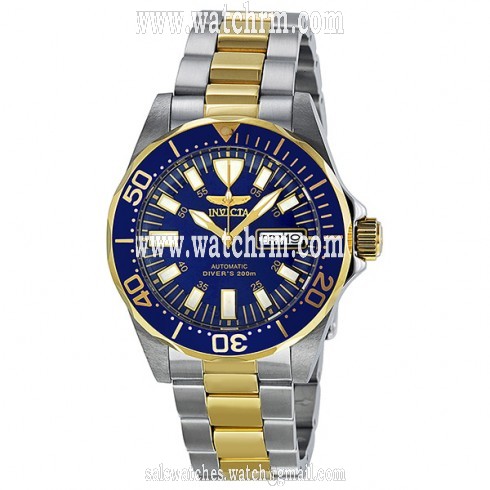 Invicta Sapphire Diver Two Tone Stainless Steel Men's Watch 7046