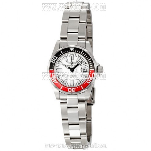 Invicta Sapphire Diver White Dial Stainless Steel Ladies Watch 7062