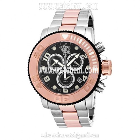 Invicta Sea Base Chronograph Black Dial Two-tone Men's Watch 17992
