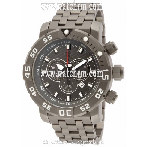 Invicta Sea Base Chronograph Gunmetal Dial Gunmetal Ion-plated Men's Watch 14283