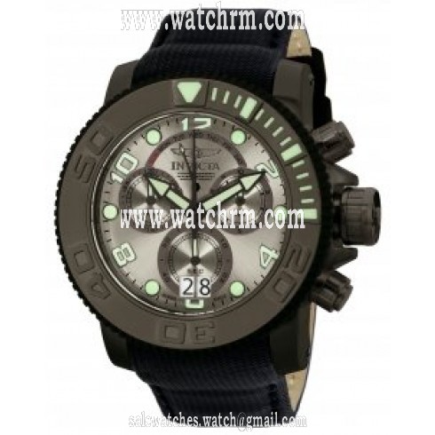 Invicta Sea Hunter Chronograph Grey Dial Men's Watch 10719