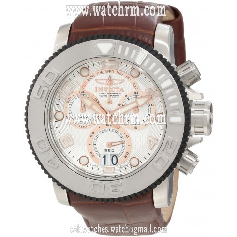 Invicta Sea Hunter Chronograph White Dial Stainless Steel Men's Watch 11165