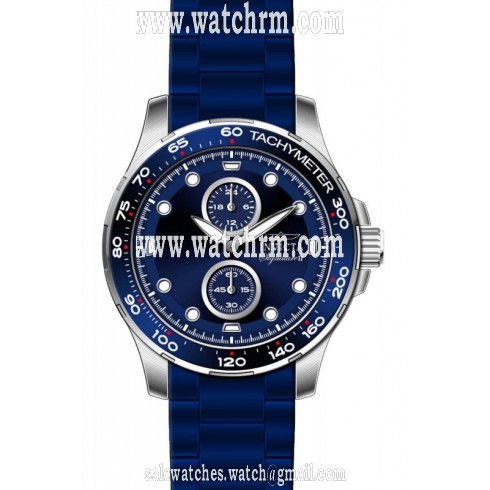 Invicta Signature Blue Dial Blue Ion-plated Mens Watch 7082
