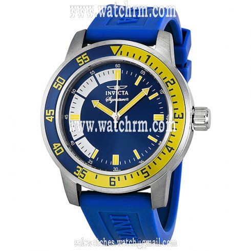 Invicta Signature II Blue Dial Blue Rubber Men's Watch 7461