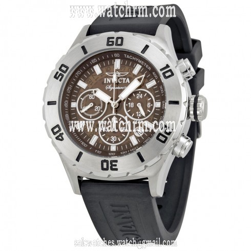 Invicta Signature II Chronograph Black Dial Men's Watch 7377