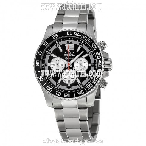 Invicta Signature II Chronograph Black Dial Men's Watch 7406