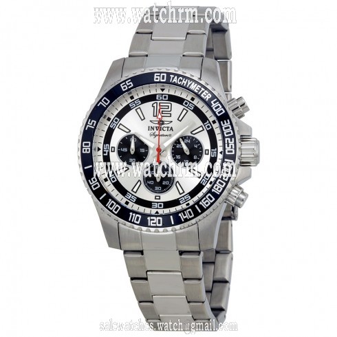 Invicta Signature II Chronograph Silver Dial Men's Watch 7405