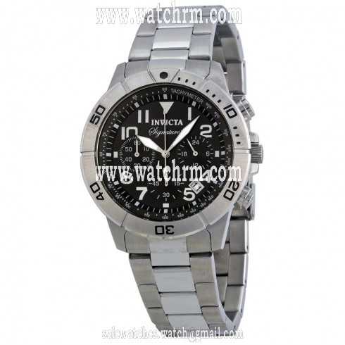 Invicta Signature II Chronograph Tachymeter Stainless Steel Men's Watch 7349