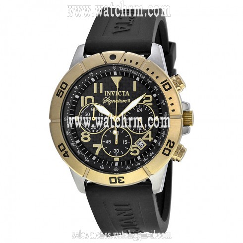 Invicta Signature II Chronograph Tachymeter Two-tone Men's Watch 7347