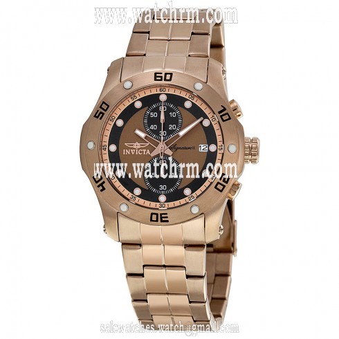 Invicta Signature II Divers Chronograph Rose Gold-tone Men's Watch 7386