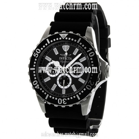 Invicta Signature II Divers Multi-Function Black Dial Men's Watch 7437