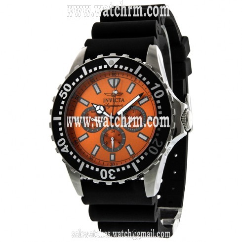 Invicta Signature II Divers Multi-Function Orange Dial Men's Watch 7438
