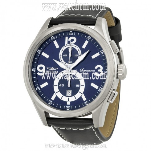 Invicta Signature II Elegant Blue Dial Chronograph Men's Watch 7416