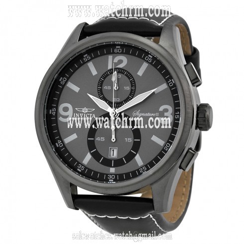 Invicta Signature II Elegant Grey Dial Chronograph Men's Watch 7419
