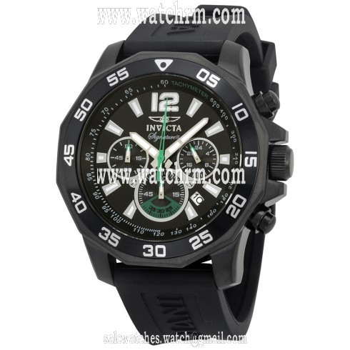 Invicta Signature II Nautical Black Dial Chronograph Men's Watch 7436