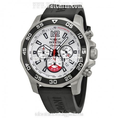 Invicta Signature II Nautical Chronograph Silver Dial Men's Watch 7430