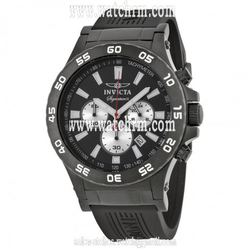 Invicta Signature II Ralford Chrono Black Dial Men's Watch 7446