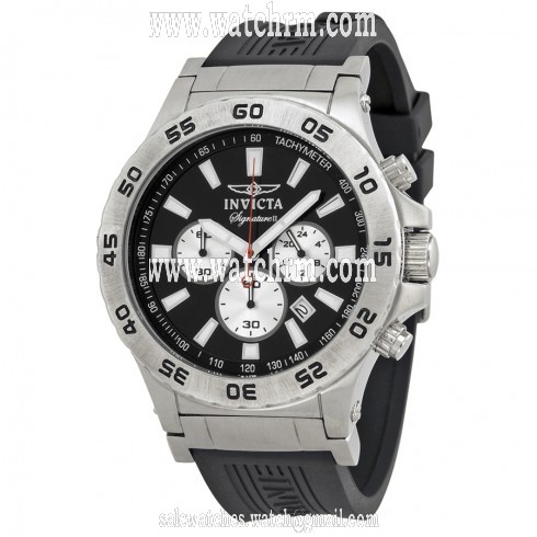 Invicta Signature II Ralford Chrono Black Dial Men's Watch 7442