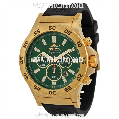 Invicta Signature II Ralford Chrono Green Dial Men's Watch 7444