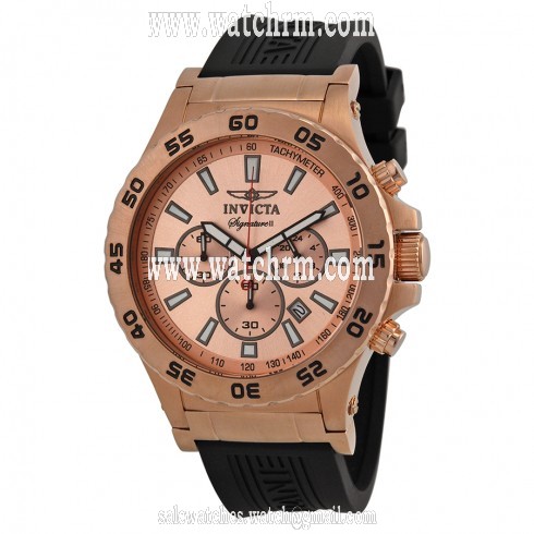 Invicta Signature II Ralford Chrono Rose-Goldtone Men's Watch 7445