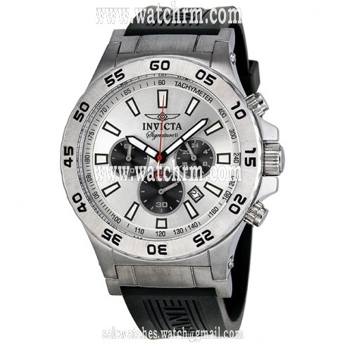 Invicta Signature II Ralford Chrono Silver Dial Men's Watch 7441