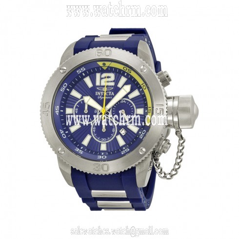 Invicta Signature II Russian Diver Chronograph Blue Dial Men's Watch 7423