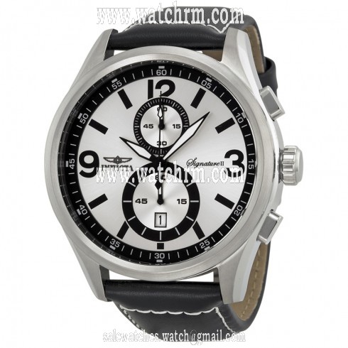 Invicta Signature II Silver Dial Elegant Chronograph Men's Watch 7414