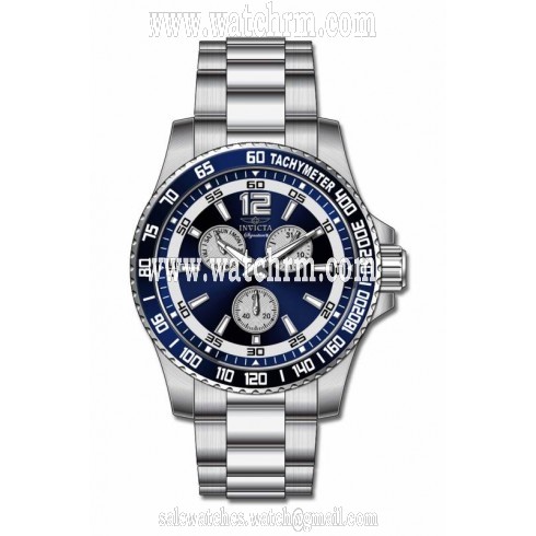 Invicta Signature Multi-Function Blue Dial Stainless Steel Men's Watch 7006