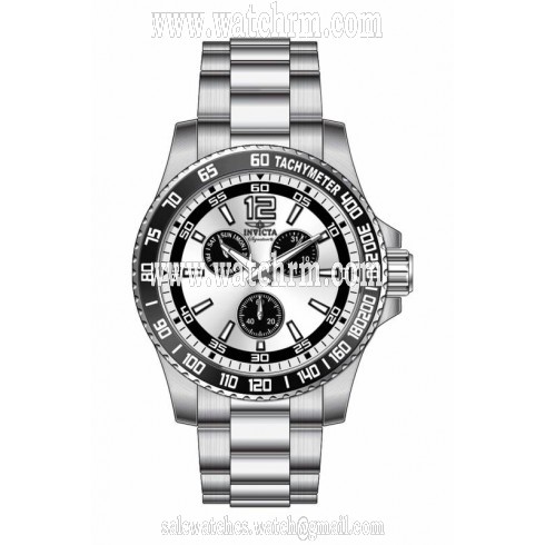 Invicta Signature Multi-Function Silver Dial Stainless Steel Men's Watch 7004