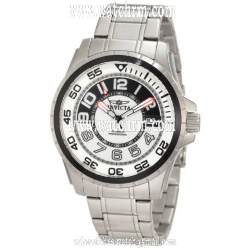 Invicta Specialty Automatic Silver and Black Dial Stainless Steel Men's Watch 1831