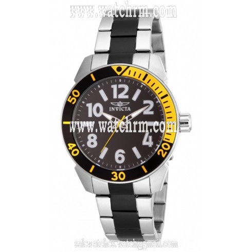 Invicta Specialty Black Dial Two-tone Men's Watch 17968